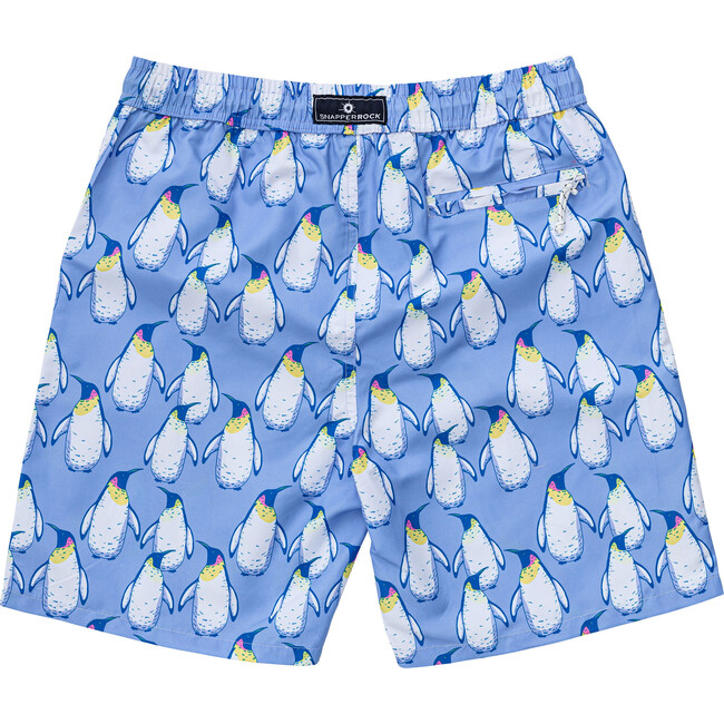Men's Volley Board Short, Penguin Patrol - Swim Trunks - 3