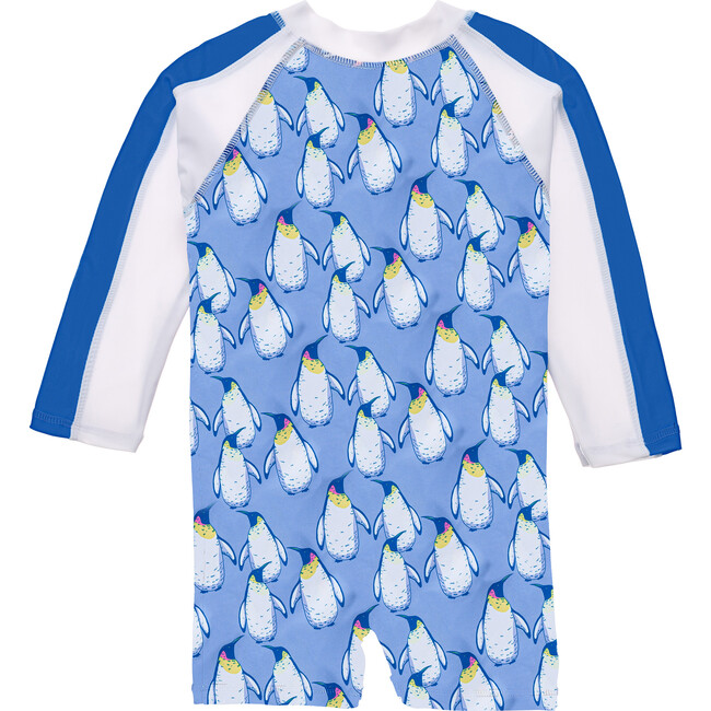 Long Sleeve Sunsuit, Penguin Patrol - One Pieces - 3