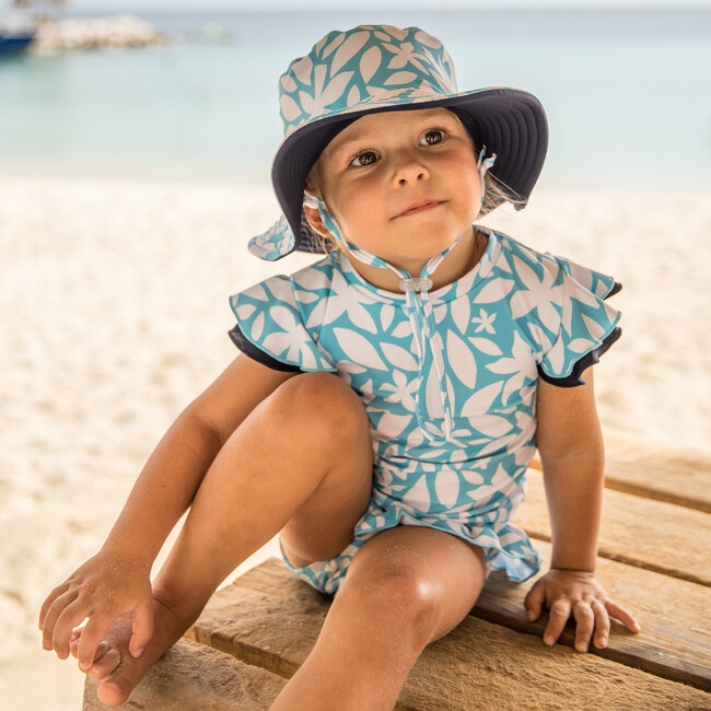Aqua Bloom Sustainable Reversible Bucket Hat - Hats - 2