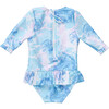 3/4 Sleeve Surf Suit, Sky Dye - One Pieces - 3