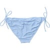 Women's Sustainable Stripe Bikini Bottom, Powder Blue - Two Pieces - 3