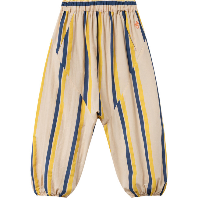 Buffalo Kids Pants, Beige Stripes - Pants - 1