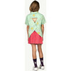Plain Wombat Kids Skirt, Pink Logo - Skirts - 3