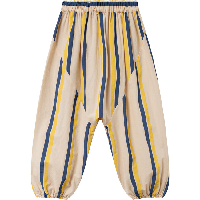 Buffalo Kids Pants, Beige Stripes - Pants - 4