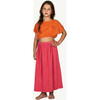 Horsefly Kids Dress, Orange Logo - Dresses - 2 - thumbnail
