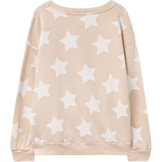 Bear Sweatshirt, Beige Stars - Sweatshirts - 4