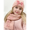 Halo Luxe X Maisonette Stella Hat and Scarf Set, Pink - Mixed Accessories Set - 2 - thumbnail