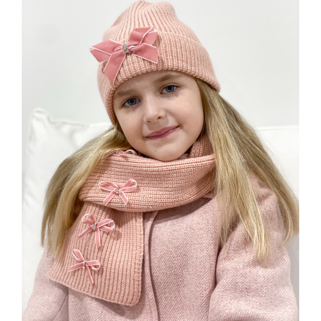 Stella Hat and Scarf Set, Pink - Mixed Accessories Set - 3