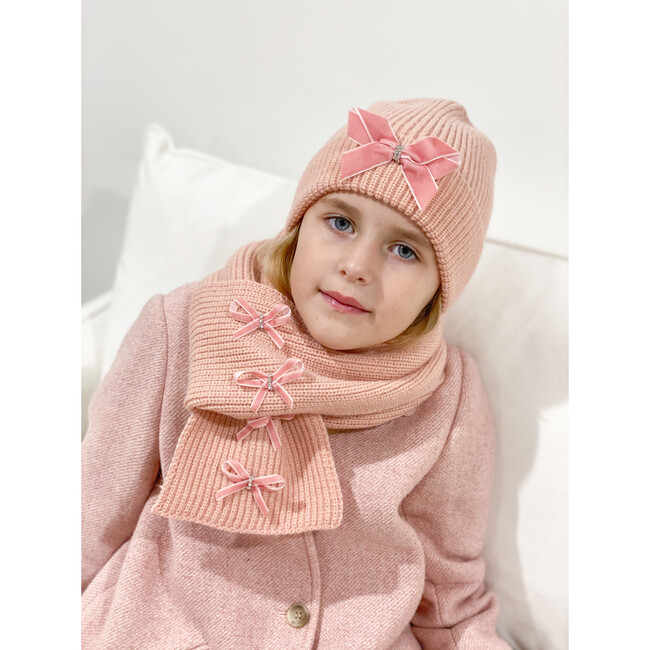 Stella Hat and Scarf Set, Pink - Mixed Accessories Set - 4