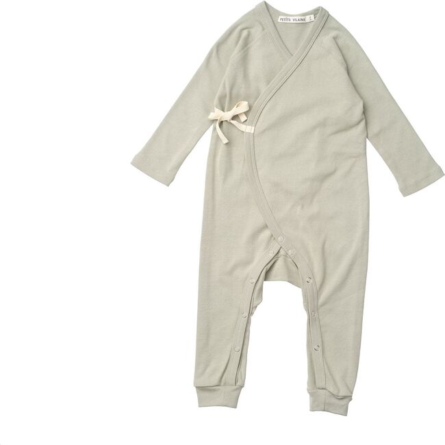 Noe Wrap Onesie, Green Tea