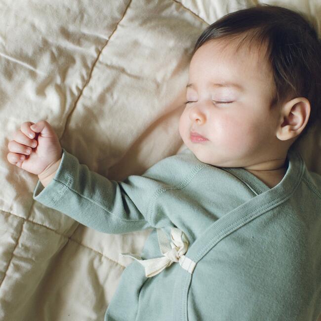 Noe Wrap Onesie, Green Tea