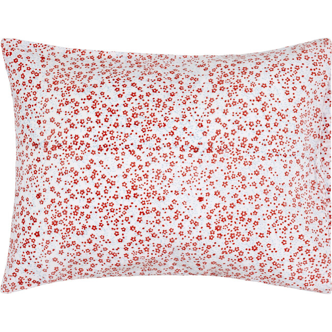 Fiorella Boudoir Sham, Red and Blue Floral - Sheets - 1