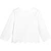 Toddler Fleece Cardigan, White - Cardigans - 2