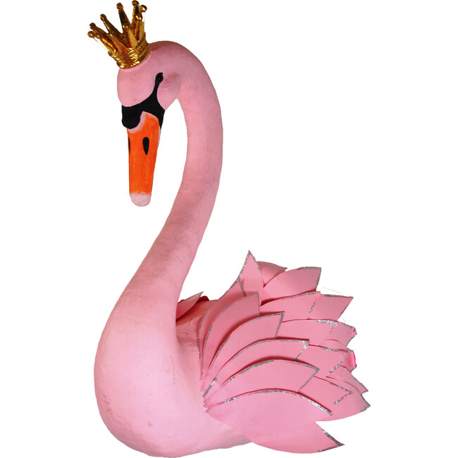 Giant Swan Mount, Pink - Animal Heads - 1