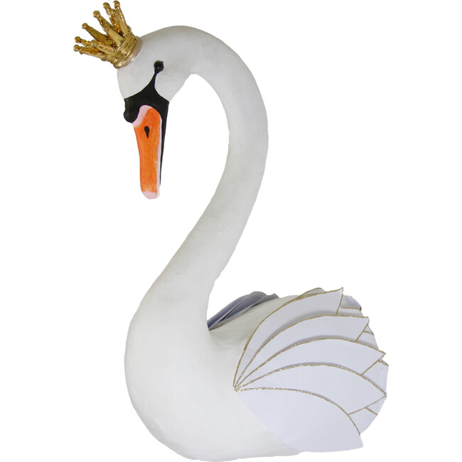 Giant Swan Mount, White - Animal Heads - 1