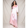 Women's Silk Anastasia Night Dress, Pink - Pajamas - 2