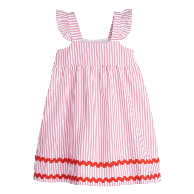 Women's Tallulah Dress, Red Stripe