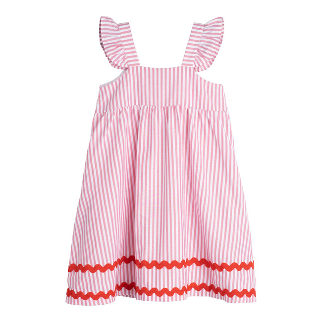 Women's Tallulah Dress, Red Stripe