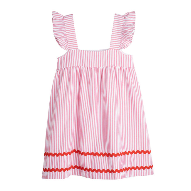 Talia Dress, Red Stripe
