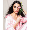 Women's Silk Anastasia Night Dress, Pink - Pajamas - 7