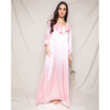 Women's Silk Anastasia Night Dress, Pink - Pajamas - 10