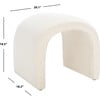 Kibo Ottoman, Cream - Accent Seating - 5