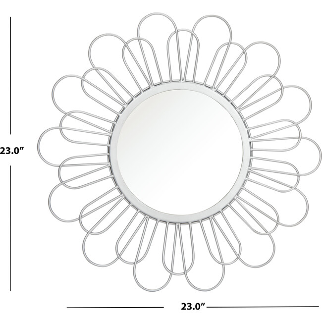 Lorence Mirror, Silver - Mirrors - 4