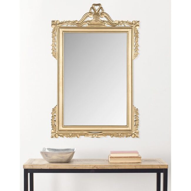 Pediment Mirror, Gold - Mirrors - 3