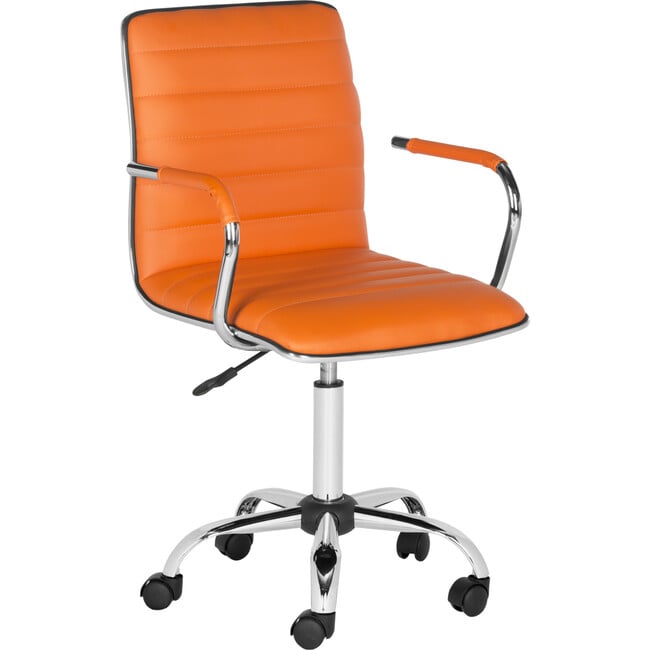 Jonika Desk Chair, Orange - Desk Chairs - 3