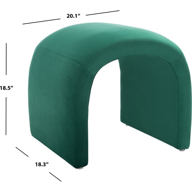 Kibo Ottoman, Emerald - Accent Seating - 5