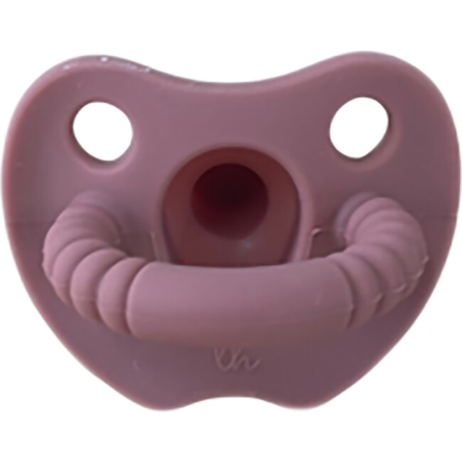 Silicone Soother Round, Mauve
