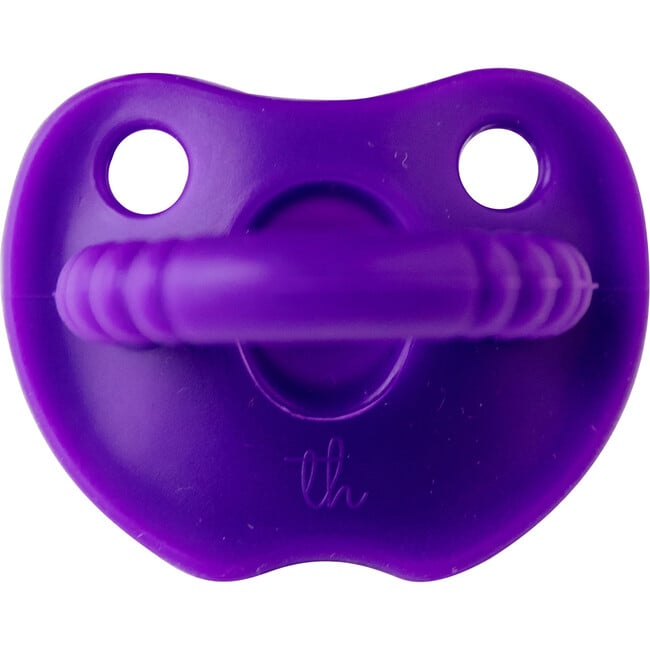 Silicone Soother Round, Classic Purple