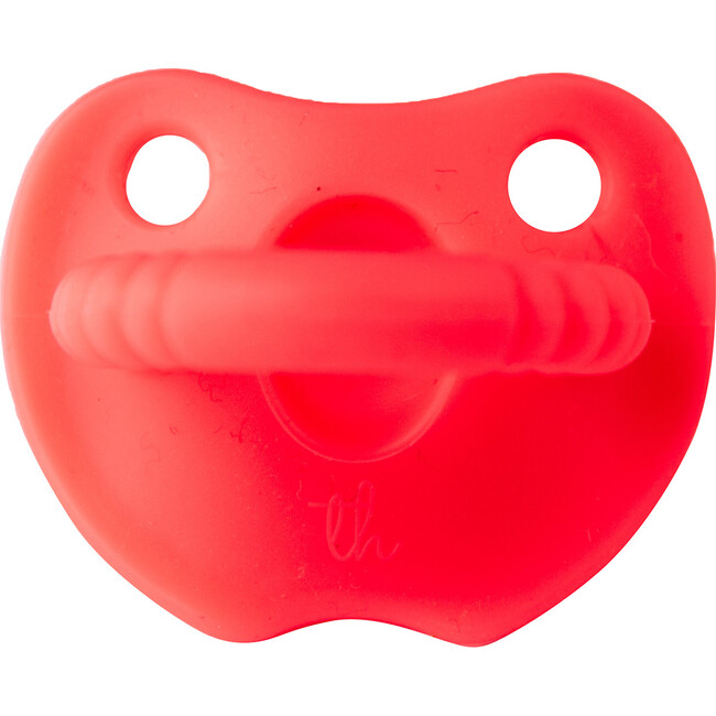 Silicone Soother Flat, Shocking Pink