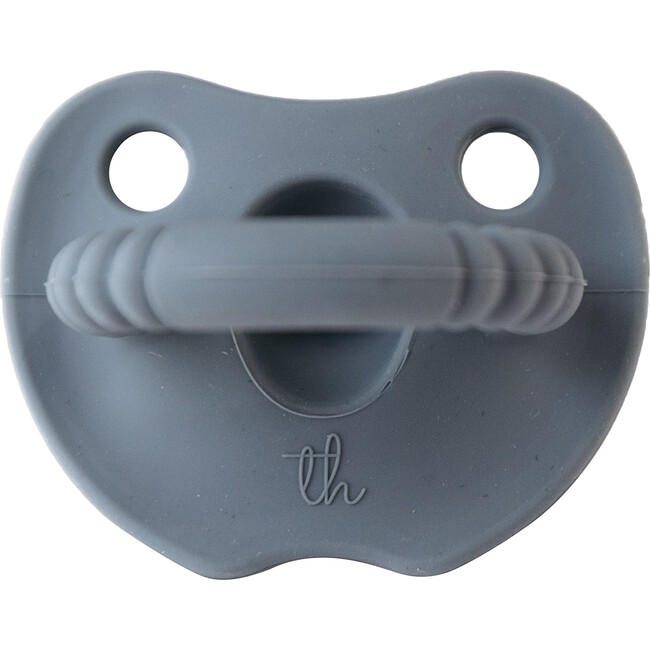 Silicone Soother Flat, Storm Clouds