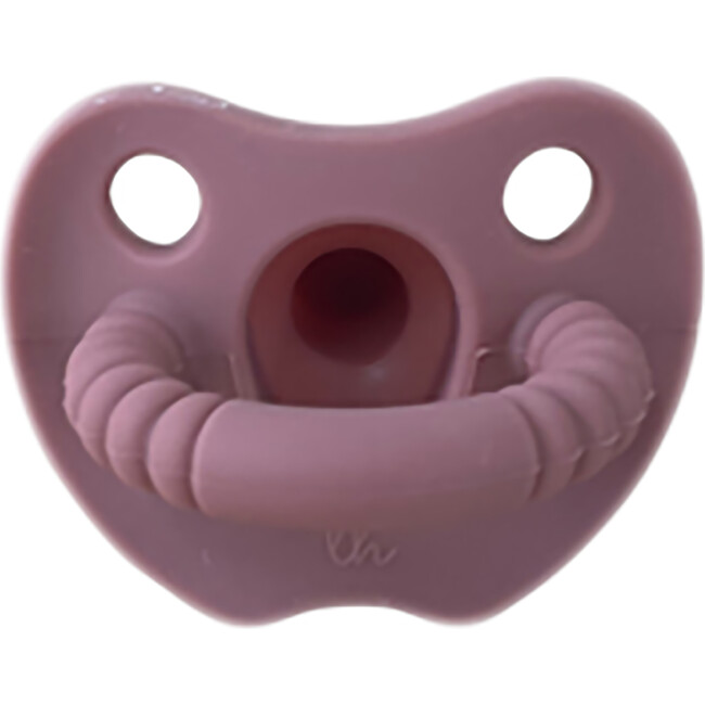 Silicone Soother Flat, Mauve