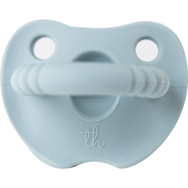 Silicone Soother Flat, Light Grey