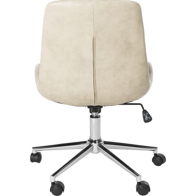 Fletcher Swivel Office Chair, Beige - Desk Chairs - 6