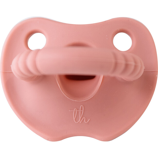 Silicone Soother Flat, Dusty Rose