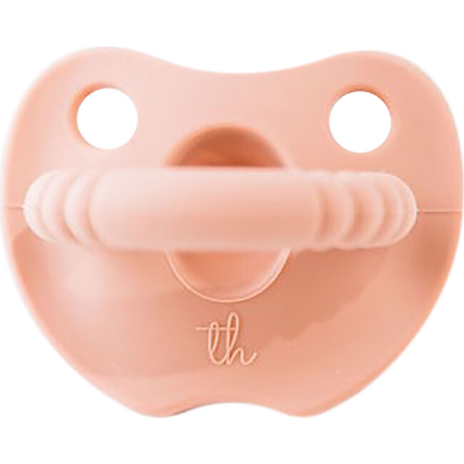 Silicone Soother Flat, Dusty Pink