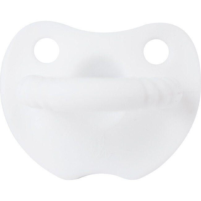 Silicone Soother Flat, Cotton - Pacifiers - 1 - zoom