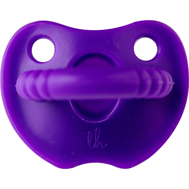 Silicone Soother Flat, Classic Purple