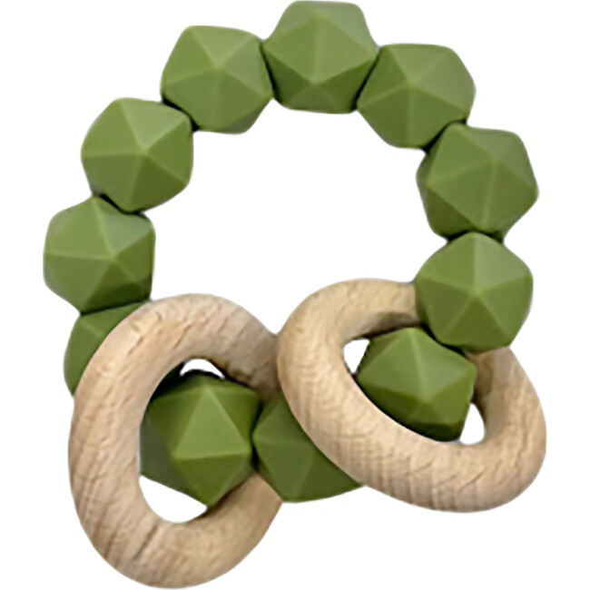 Abby Rattle, Army Green - Rattles - 1