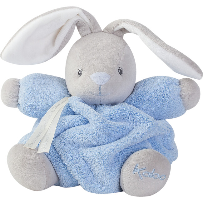 Small Plume Chubby Rabbit, Blue - Plush - 2