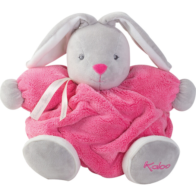Medium Plume Chubby Rabbit, Raspberry - Plush - 2