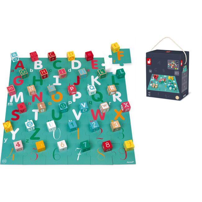 Kubix 40-Cube Set, Letters/Numbers Puzzle