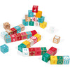 Kubix 40-Cube Set, Letters/Numbers Puzzle - Wooden Puzzles - 4