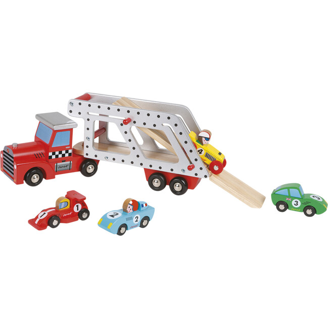 Story 4 Cars Transporter Lorry - Transportation - 2