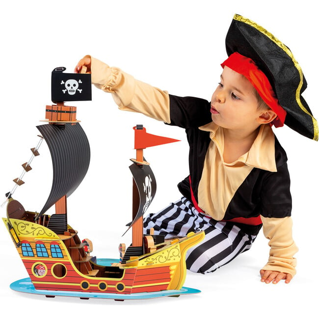 Story Pirate Ship - Janod Toy Figures & Playsets | Maisonette