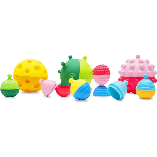 3 Sensory Balls and Beads, 18 Pieces - Developmental Toys - 2