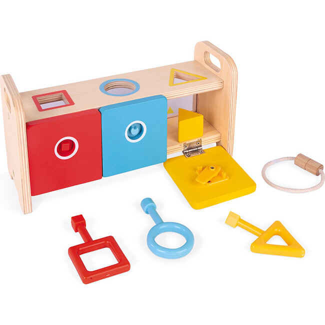 Shape Sorter Box with Keys - Stackers - 3